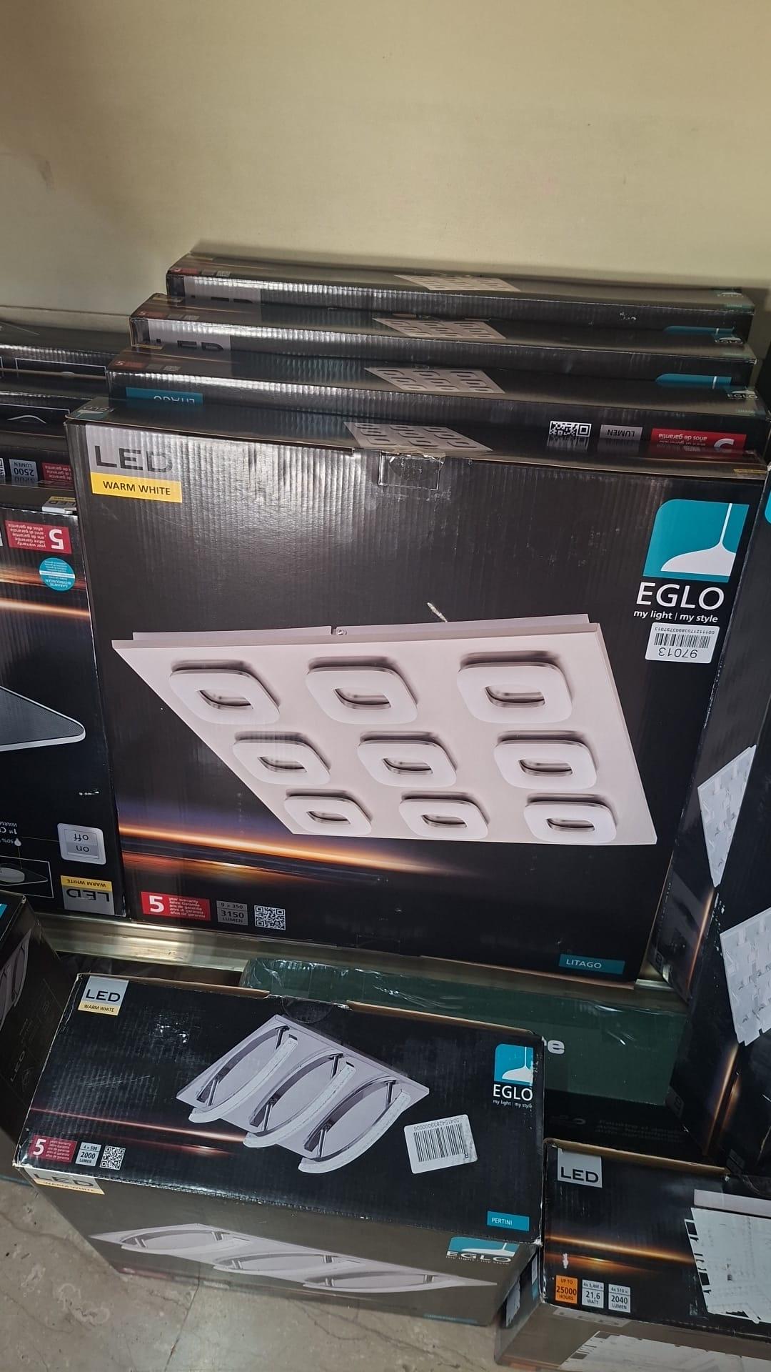 Plafoniera LED EGLO Litago luce bianca calda
