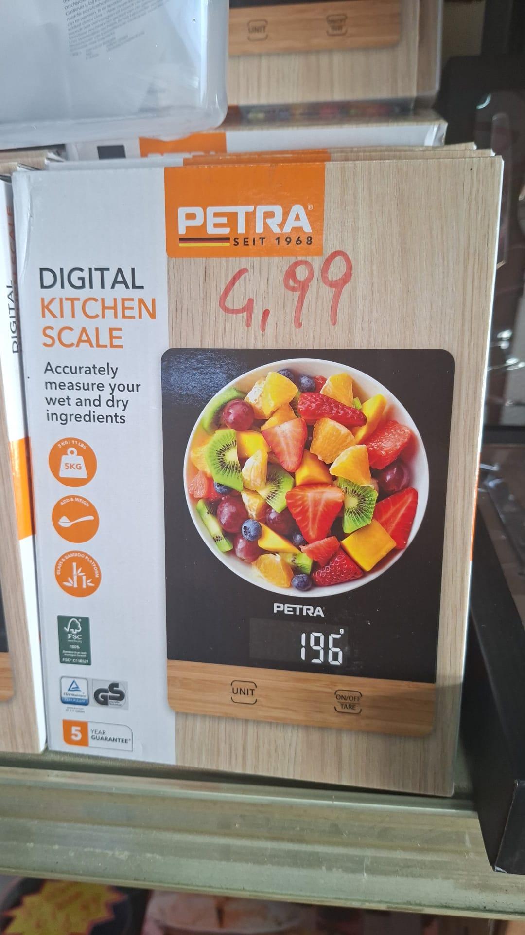 Bilancia digitale da cucina PETRA