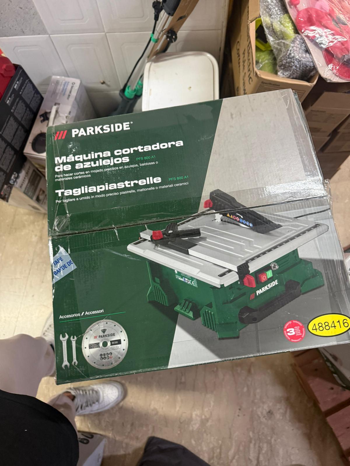 Parkside PFS 800 A1 macchina tagliapiastrelle / cortadora de azulejos