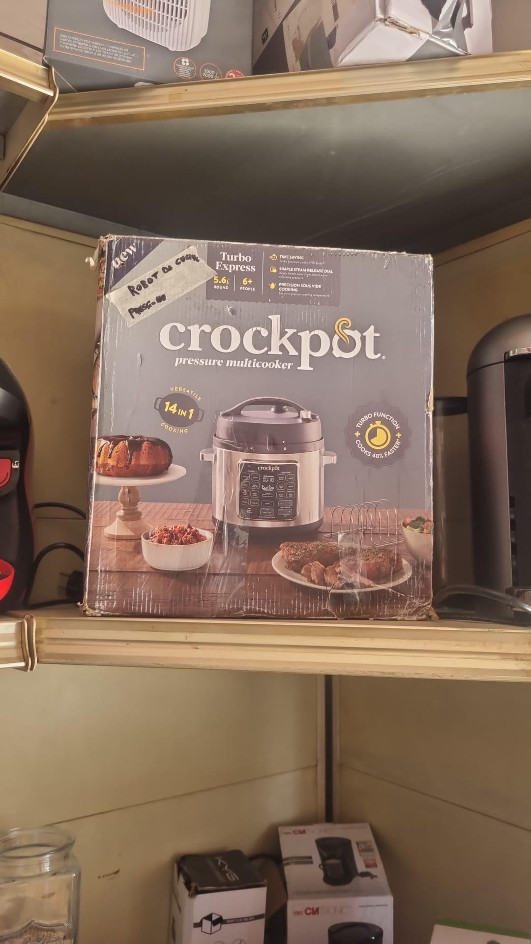 Crockpot Turbo Express pressure multicooker 5,6 L 14 in 1