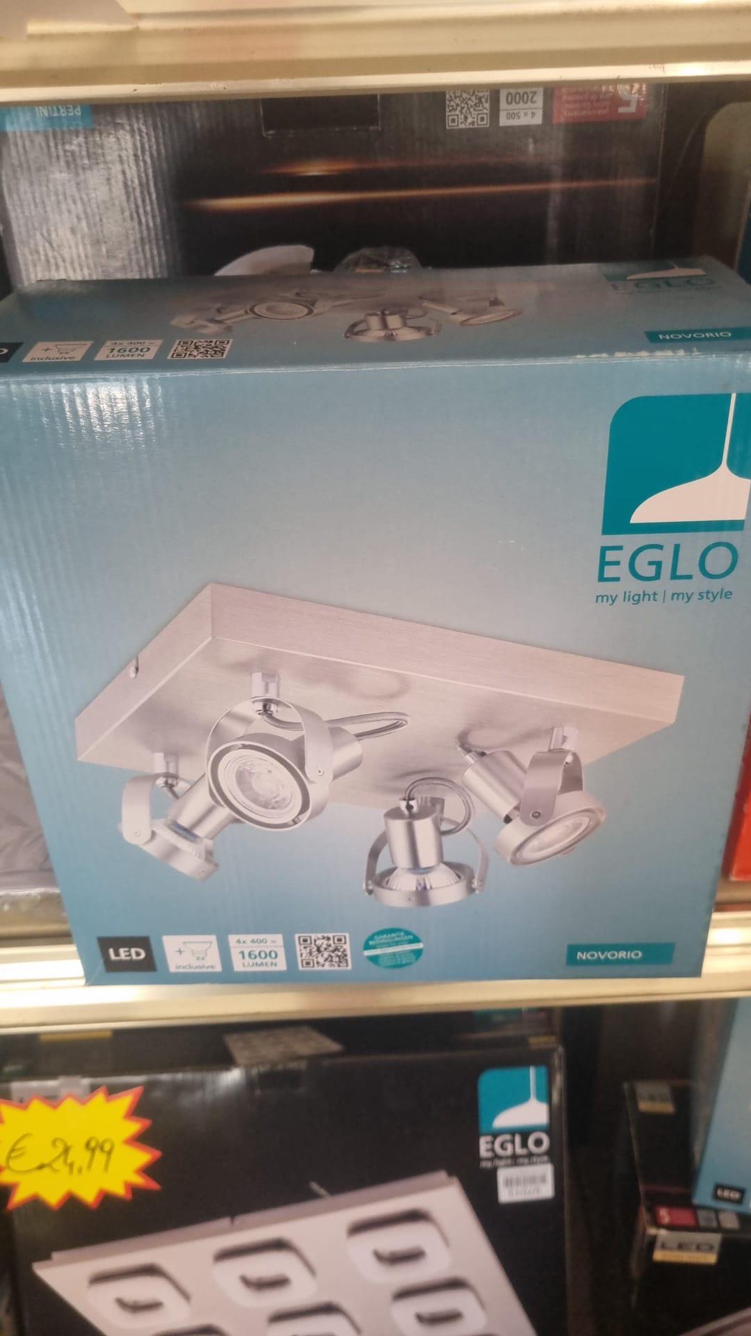 Plafoniera LED EGLO Novorio a 4 faretti
