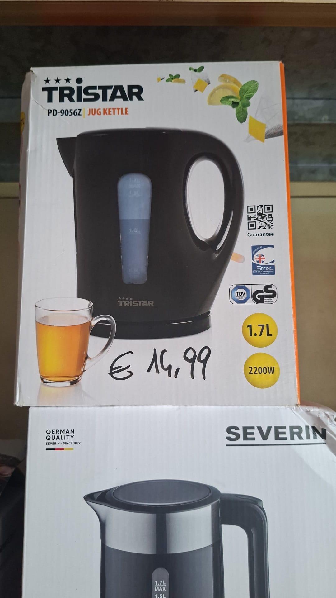 Bollitore elettrico Tristar PD-9056Z 1,7 L 2200W