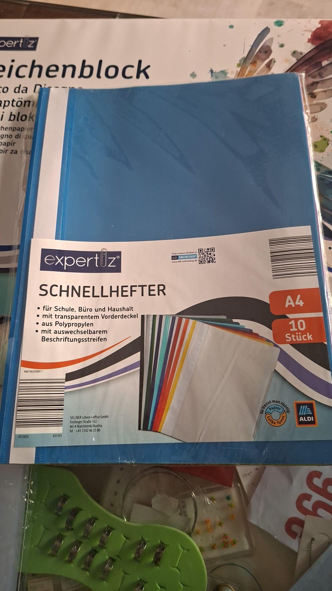 Expertiz Schnellhefter A4 con copertina trasparente - 10 pezzi