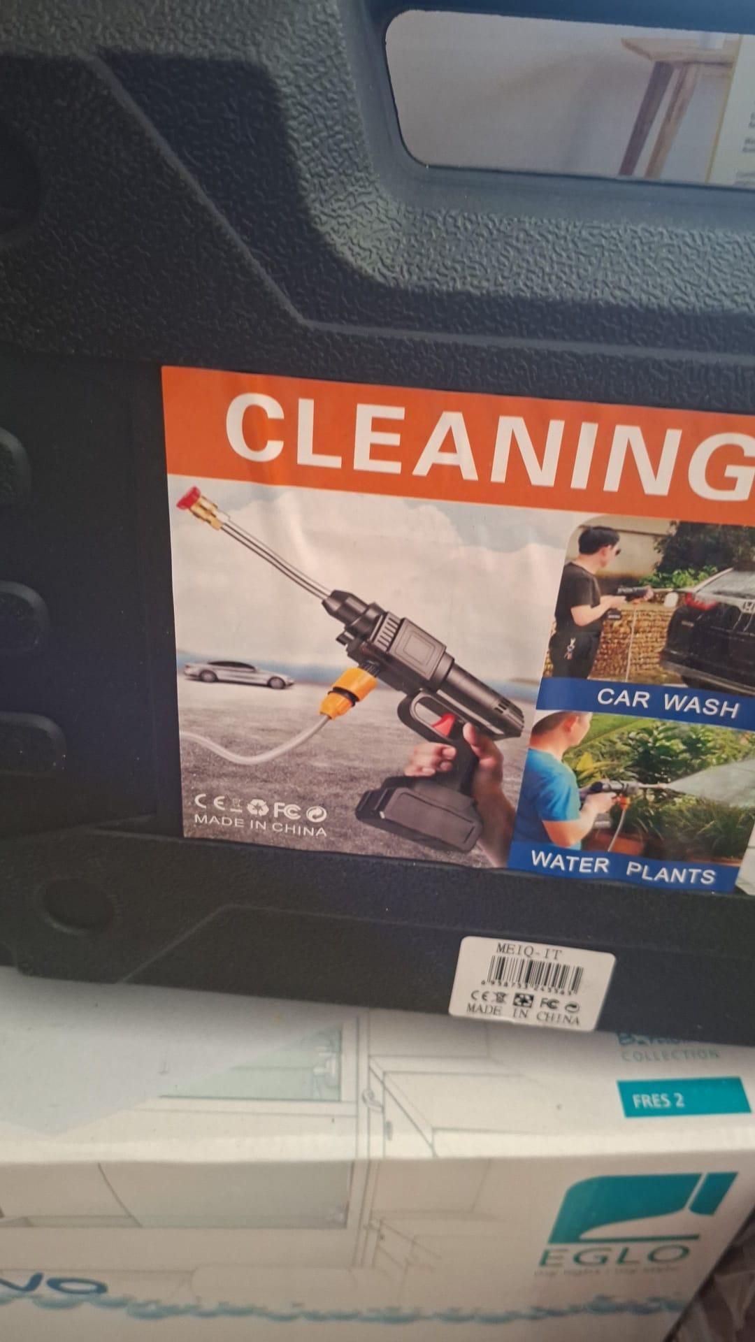Pistola lavaggio ad alta pressione cordless per auto e giardino