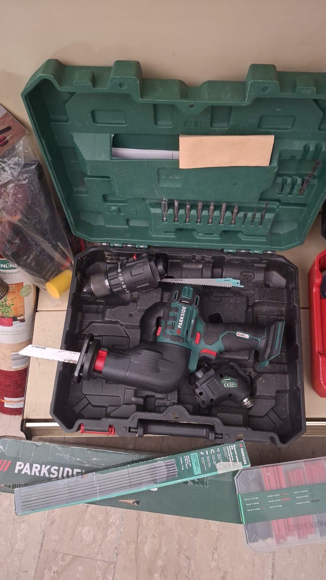 Set utensili elettrici Parkside in valigetta rigida
