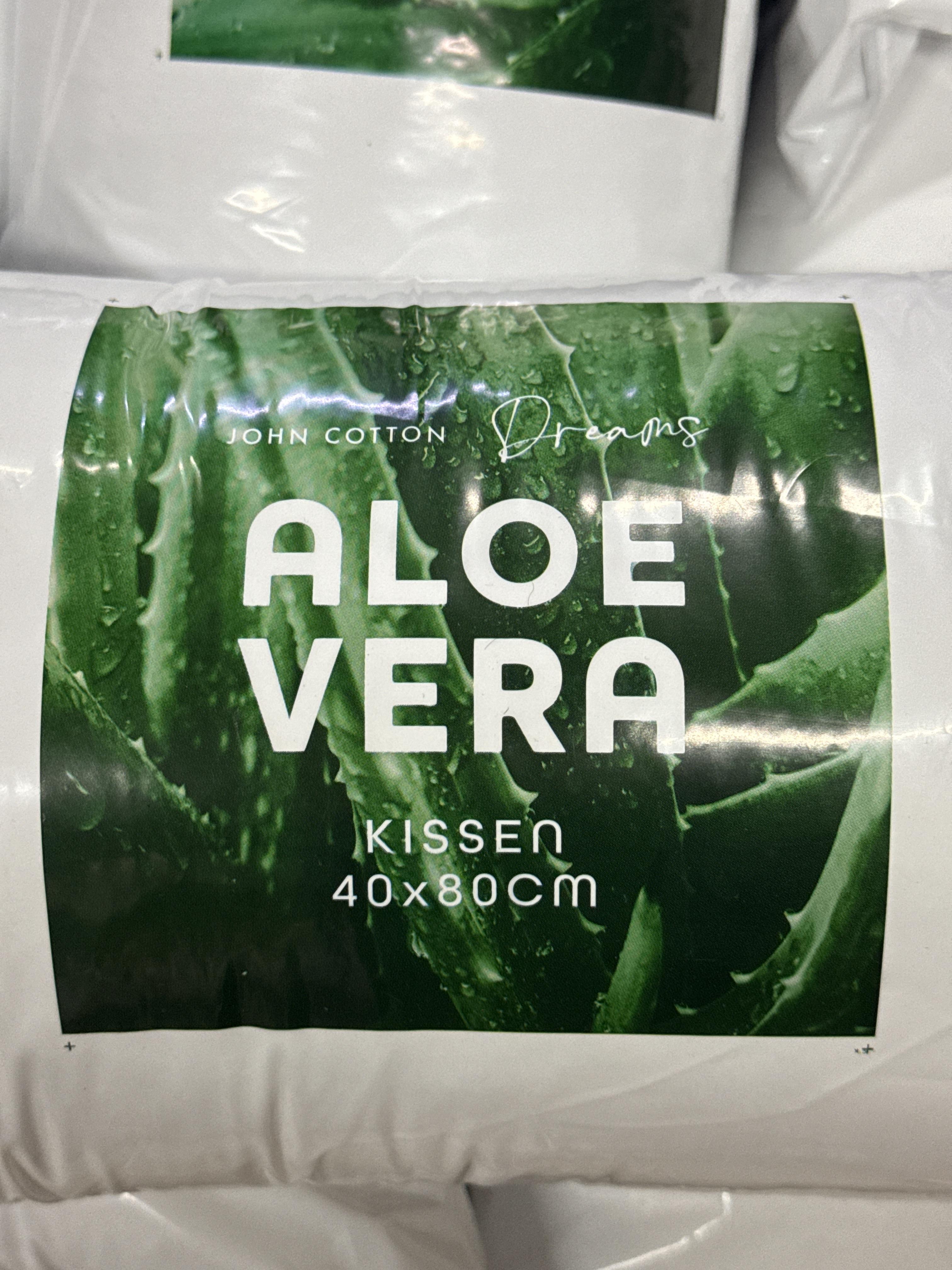 Cuscino aloe vera John Cotton Dreams 40x80 cm