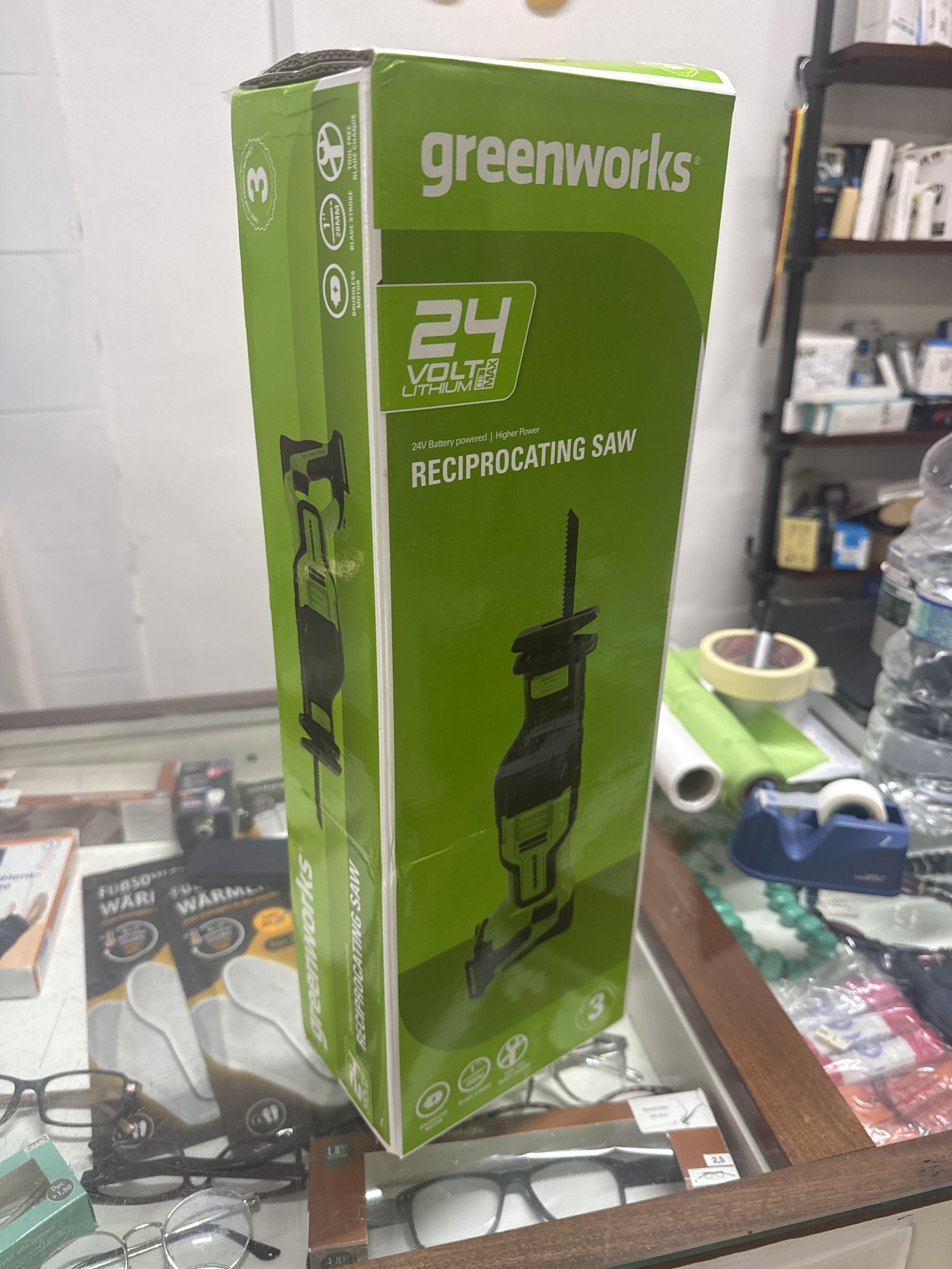 Seghetto diritto Greenworks 24V Lithium Max refurbished