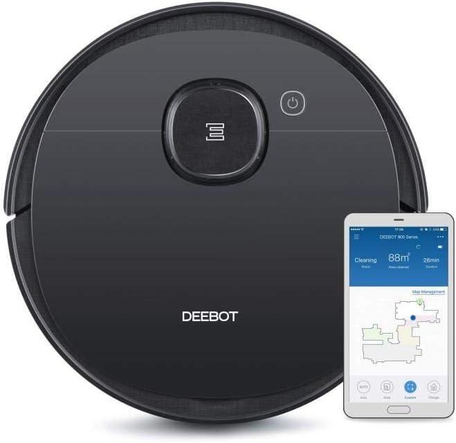 Ecovacs Deebot Ozmo 950, Aspirapolvere e Lavapavimenti, Navigazione Intelligente