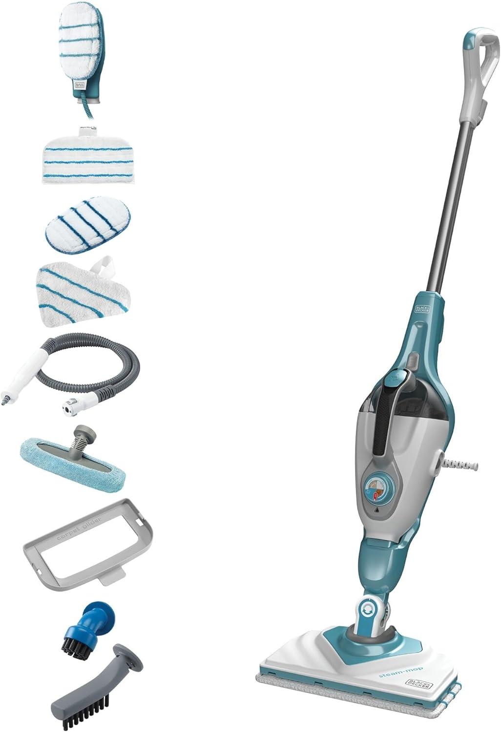 BLACK+DECKER Scopa a Vapore 2 in 1, 1600W, Testa Delta