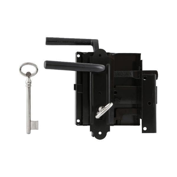 Serratura da applicare BB DM 60 mm nera sinistra