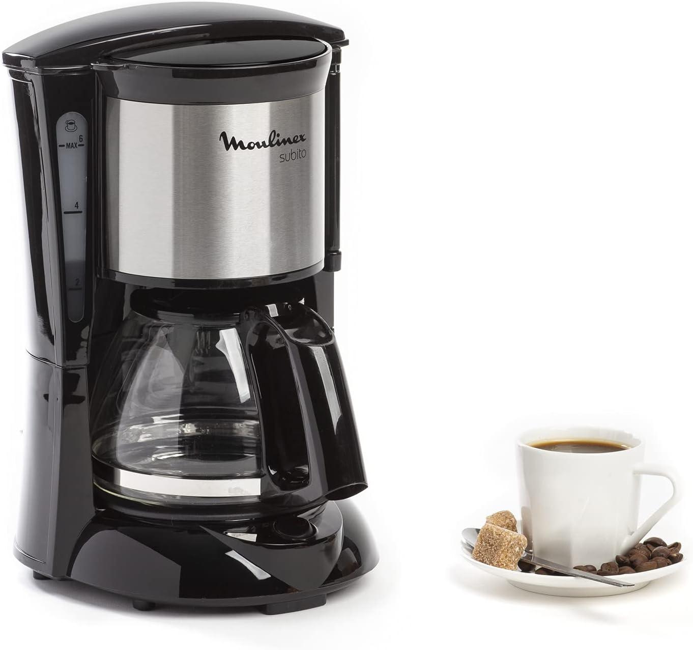 Moulinex Macchina da Caffè Filtro, 0,6L, Sistema Anti Goccia