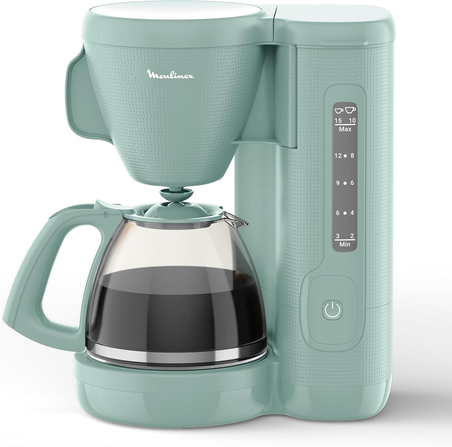 Moulinex Macchina da Caffè Filtro, 1.25L, Sistema Anti-goccia