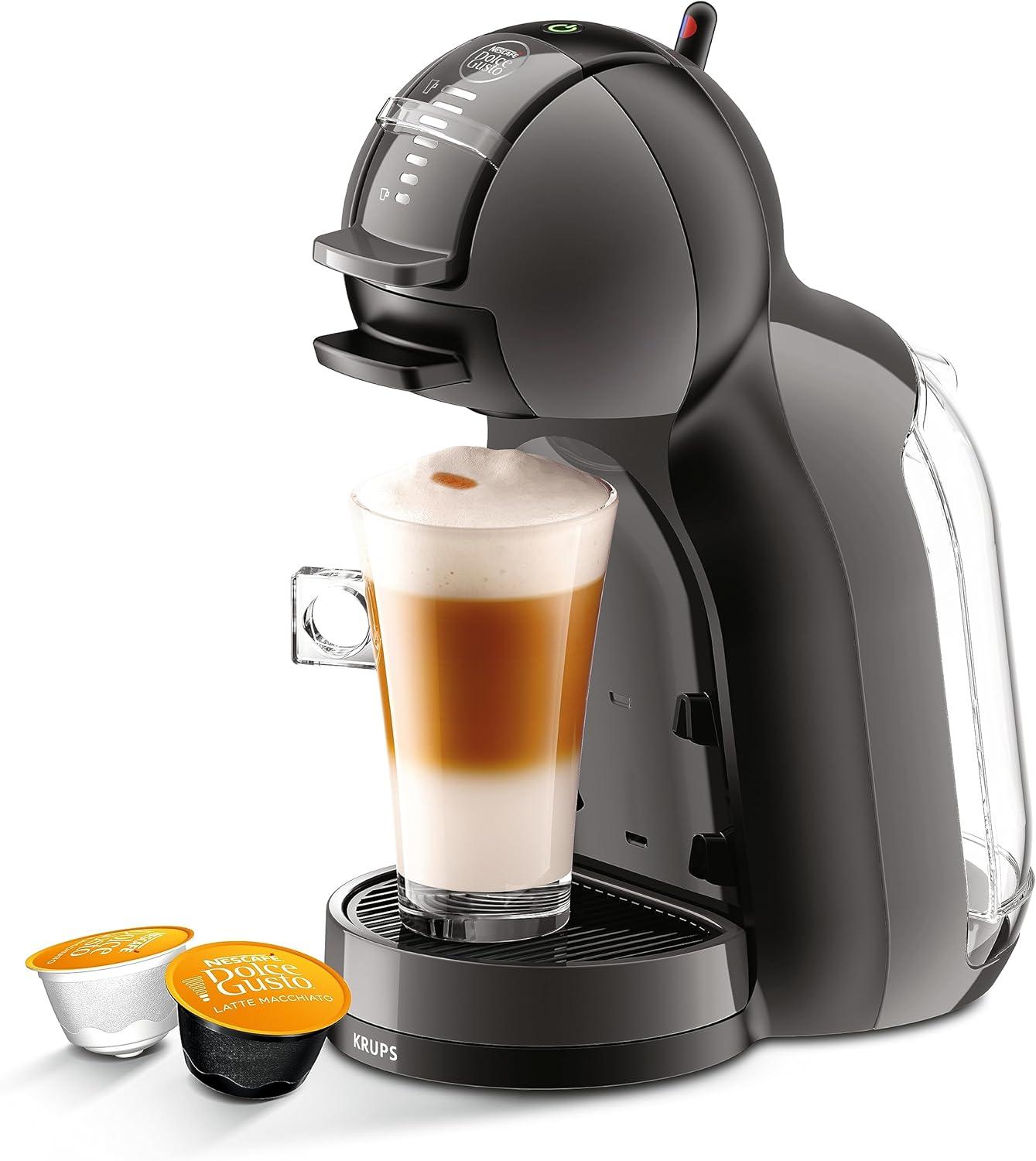 Krups Macchina da Caffè Dolce Gusto Mini Me, Automatica, Nero/Antracite