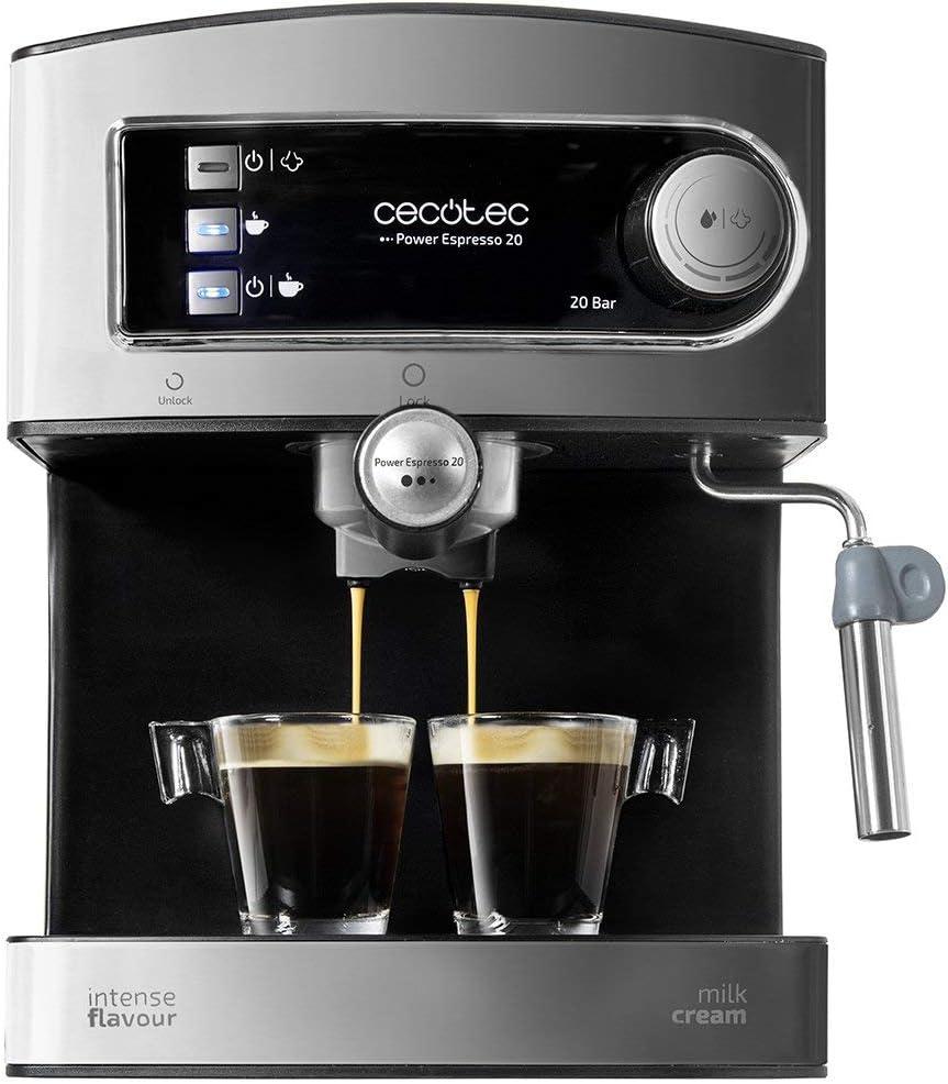 Cecotec Macchina da Caffè Espresso, 20 Bar, 1.5L