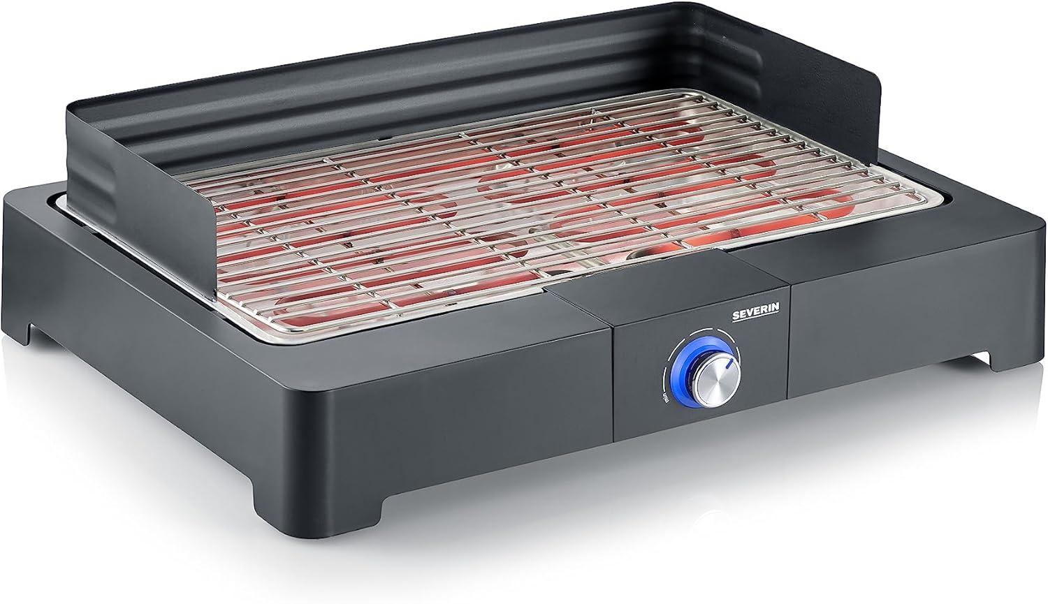 SEVERIN Barbecue Elettrico, 2200W, Acciaio Inox