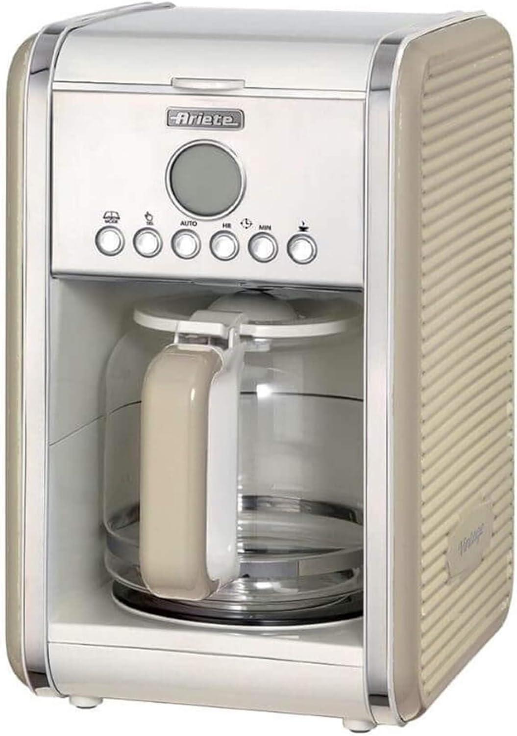 Ariete Macchina da Caffè Goccia a Goccia, 2000W, 12 Tazze
