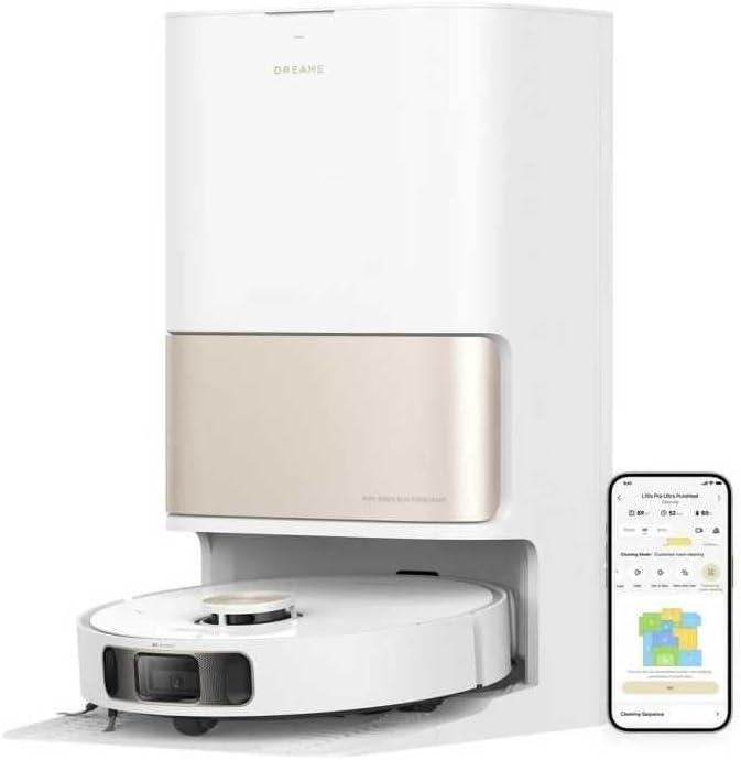 Dreame Robot Aspirapolvere L10s Pro, 7.000 Pa, Pulizia Automatica
