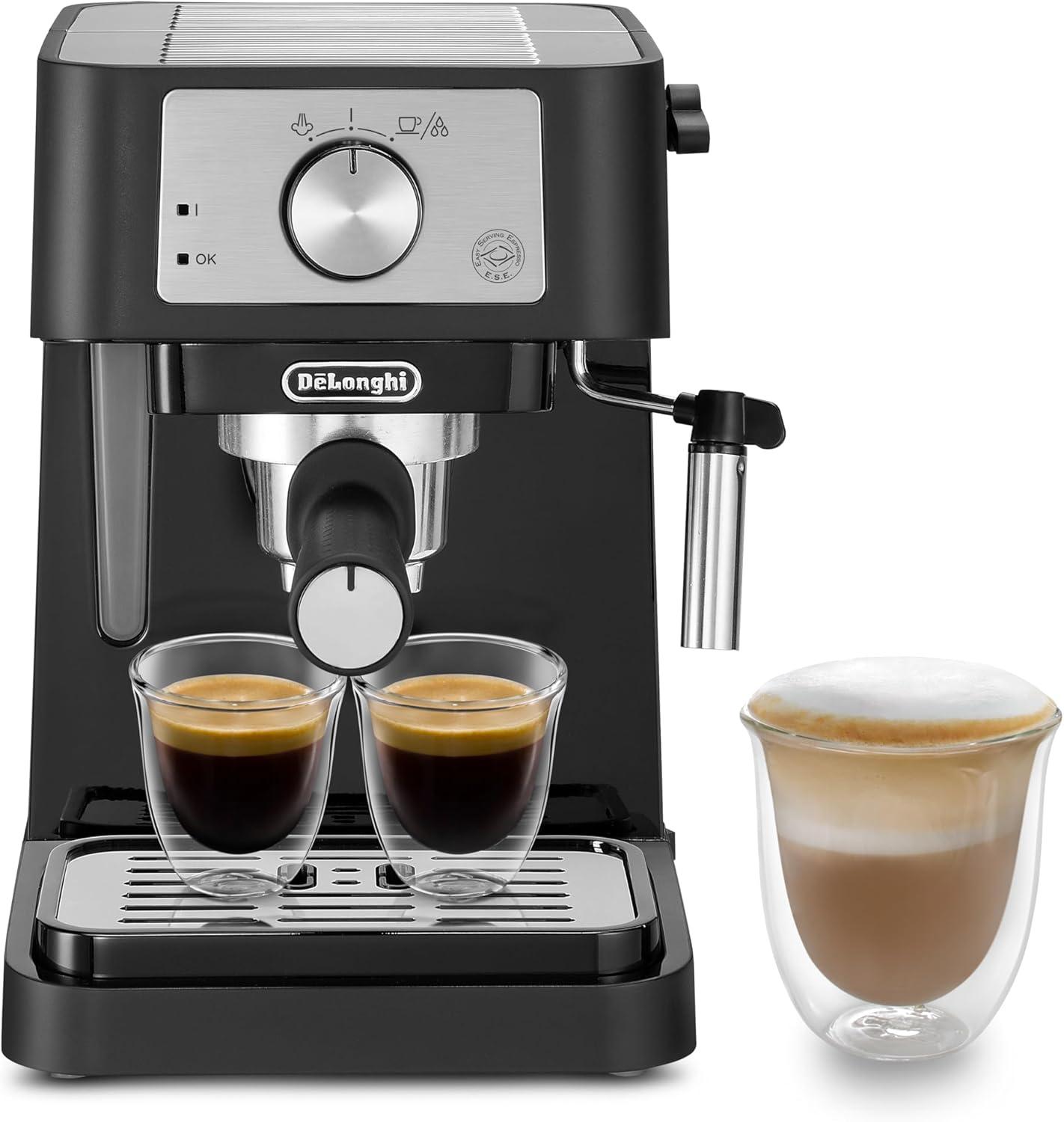 De'Longhi Macchina da Caffè Stilosa, 1L, Montalatte Professionale