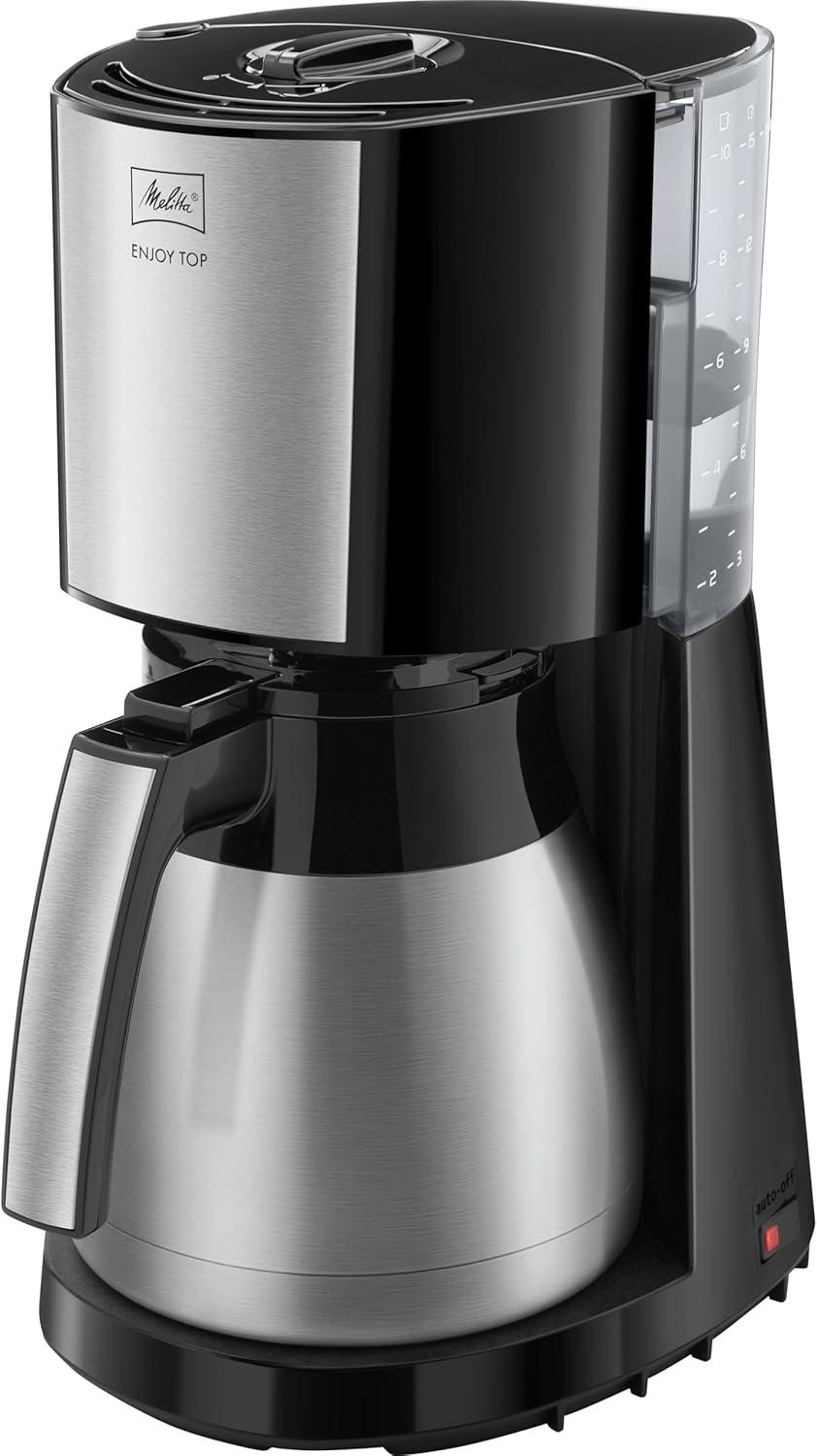 Melitta Macchina da Caffè con Caraffa Termica, Selettore Intensità