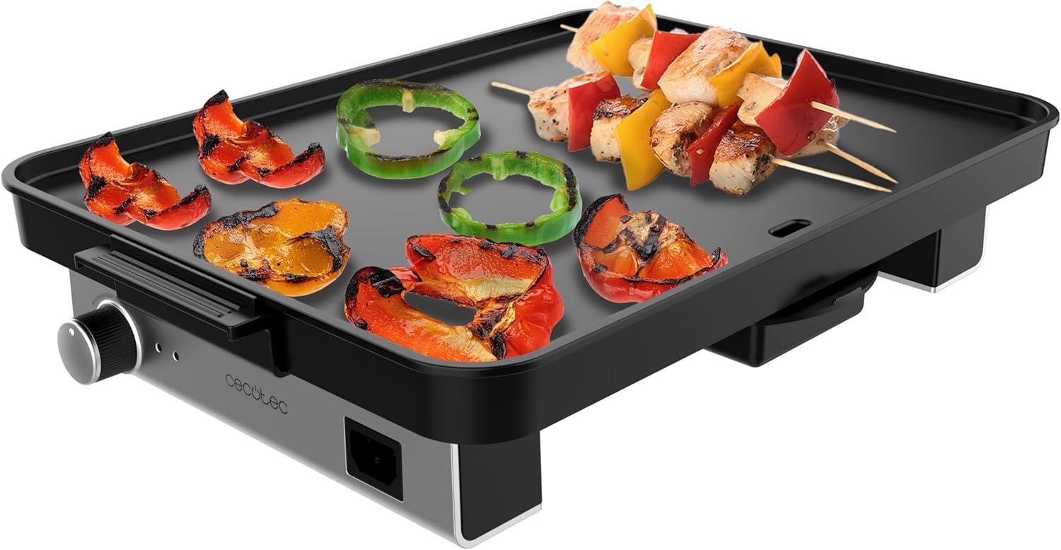 Cecotec Griglia Elettrica, 800W, Antiaderente
