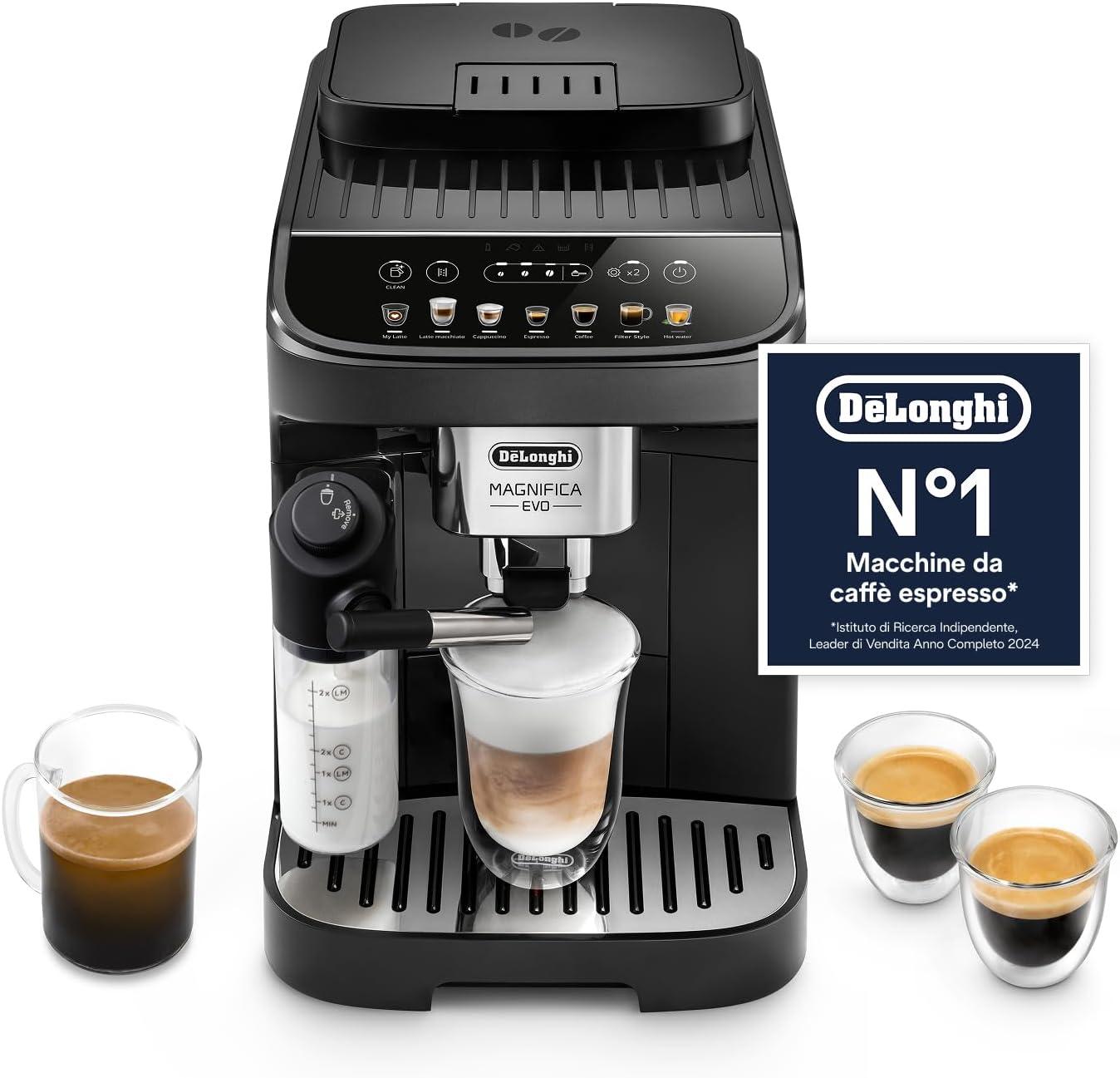 De'Longhi Magnifica Evo Macchina da Caffè, 1.8L, 1450W