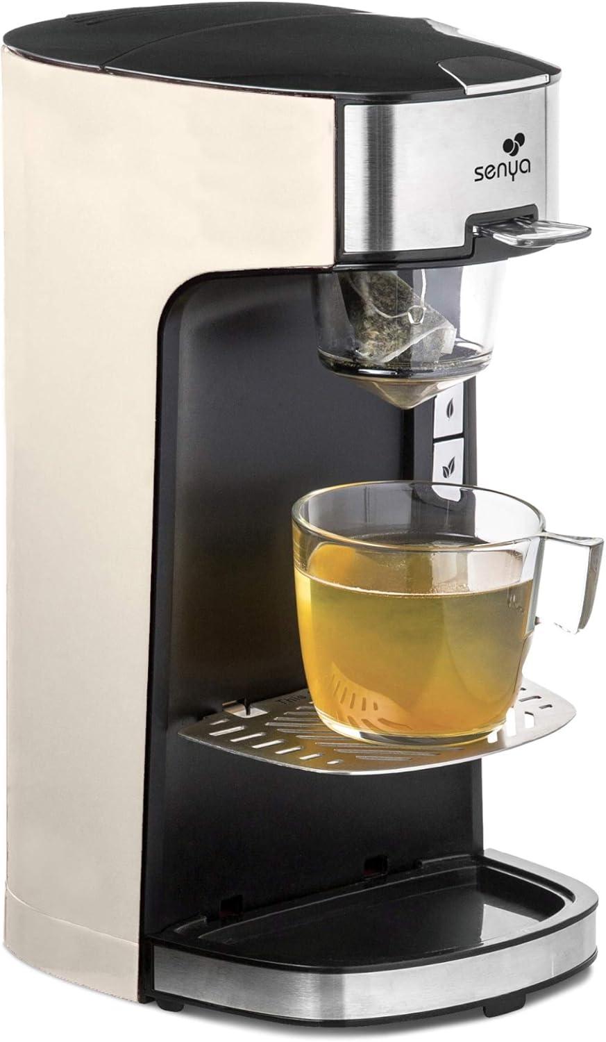 Senya Teiera Elettrica in Acciaio Inox, 1400W, Crema