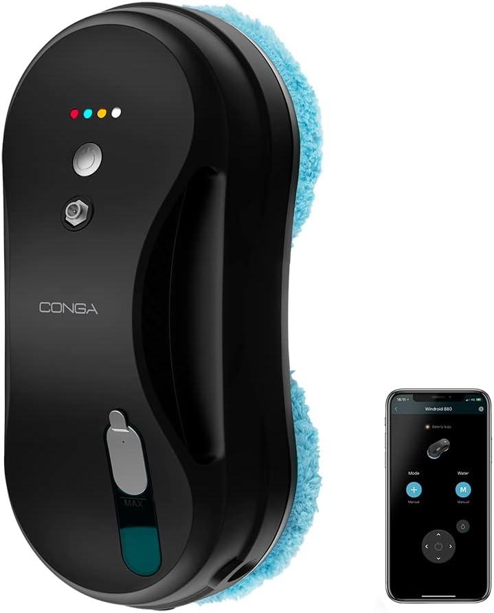Cecotec Robot Lavavetri Conga Windroid 880, Funzione 3-in-1, Spray Integrato