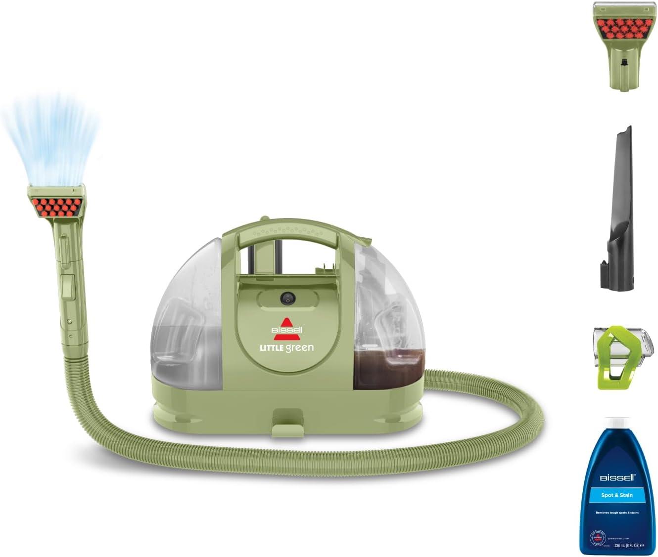 BISSELL Pulitore Portatile Little Green, 340W, Design Compatto